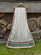Off-White Varajana Dupatta HANDMADEAHOLIC BY MISHKA