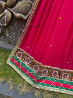 Rani Pink Varajana Dupatta HANDMADEAHOLIC BY MISHKA