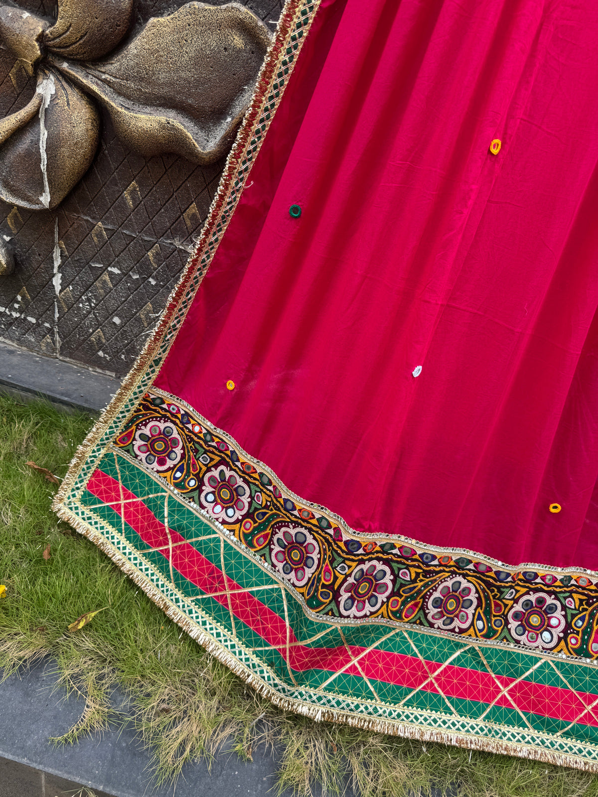 Rani Pink Varajana Dupatta HANDMADEAHOLIC BY MISHKA