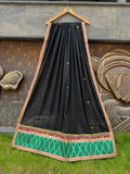 Classic Black Varajana Dupatta HANDMADEAHOLIC BY MISHKA