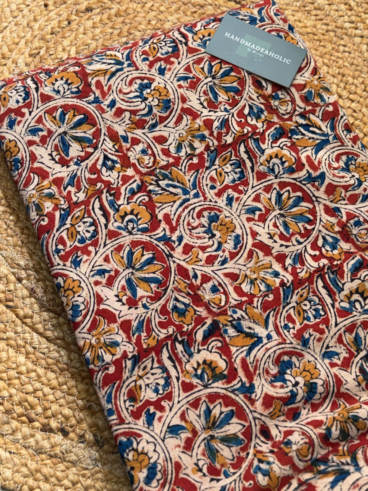 Kalamkari Handblock Cotton Fabric