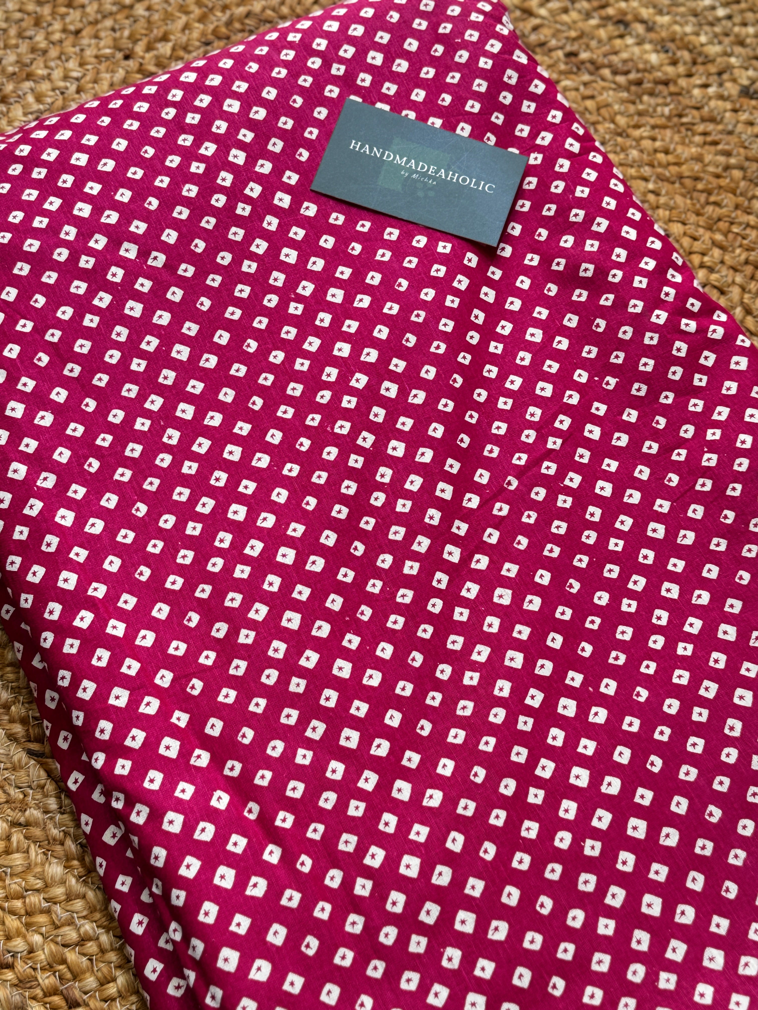 Cambric Cotton Bandhani Fabric