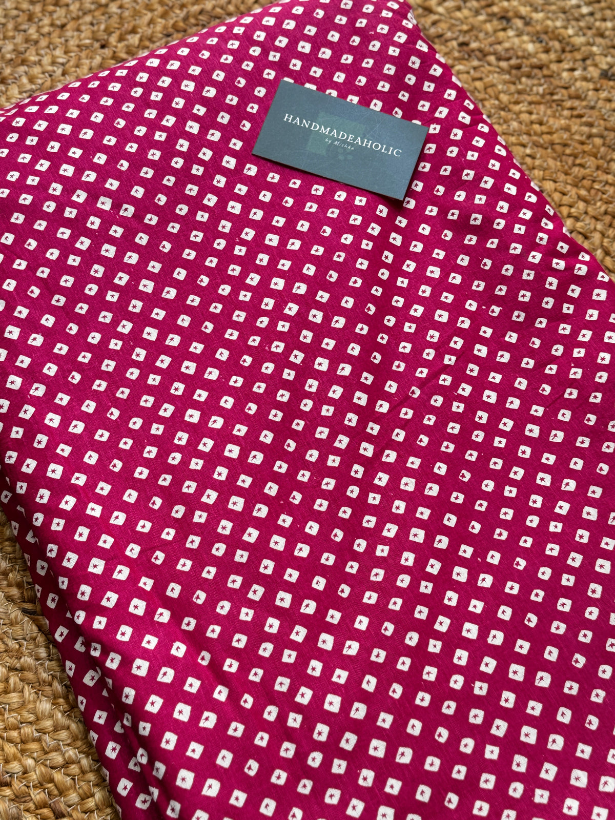 Cambric Cotton Bandhani Fabric