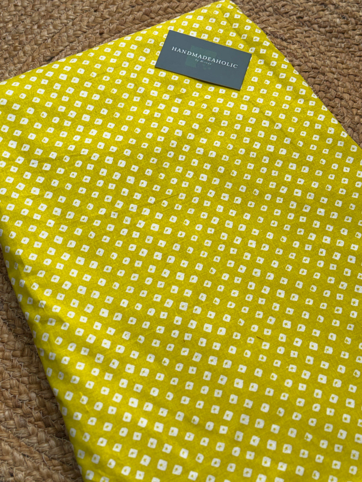 Cambric Cotton Bandhani Fabric