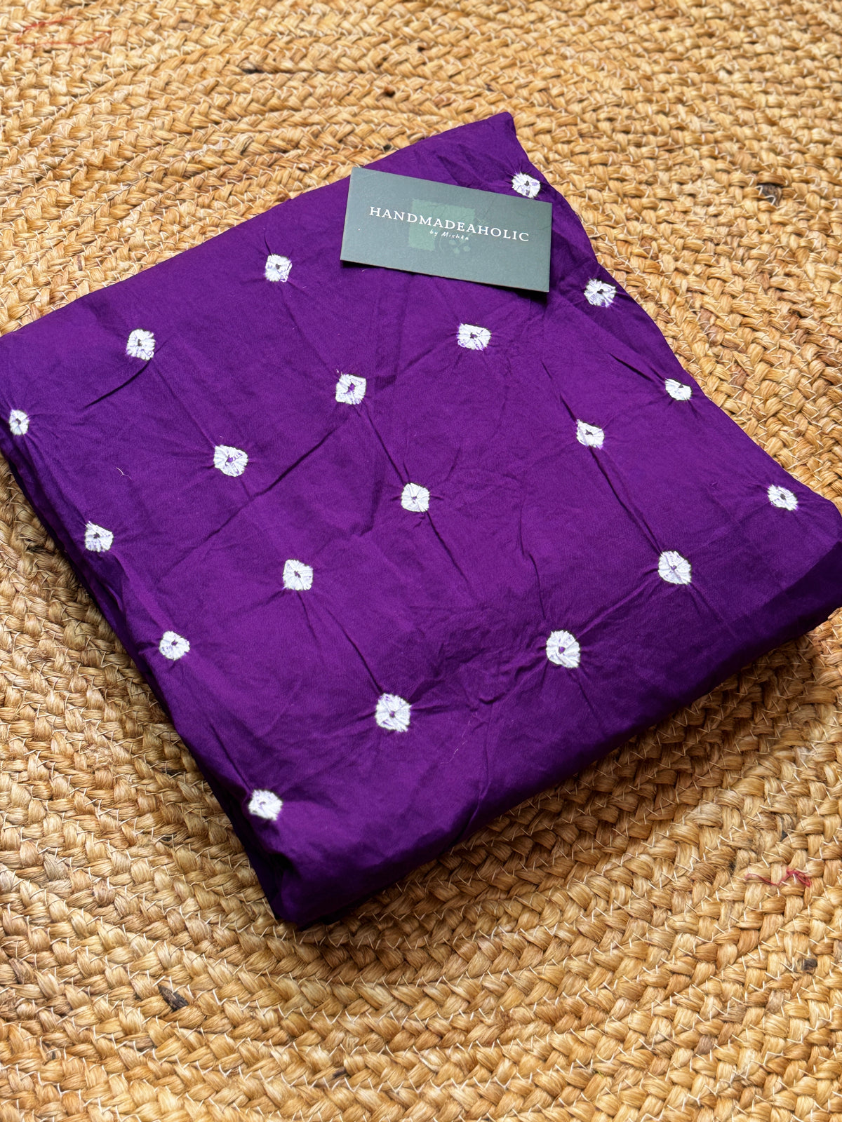 Handcrafted Cotton Bandhani Fabric