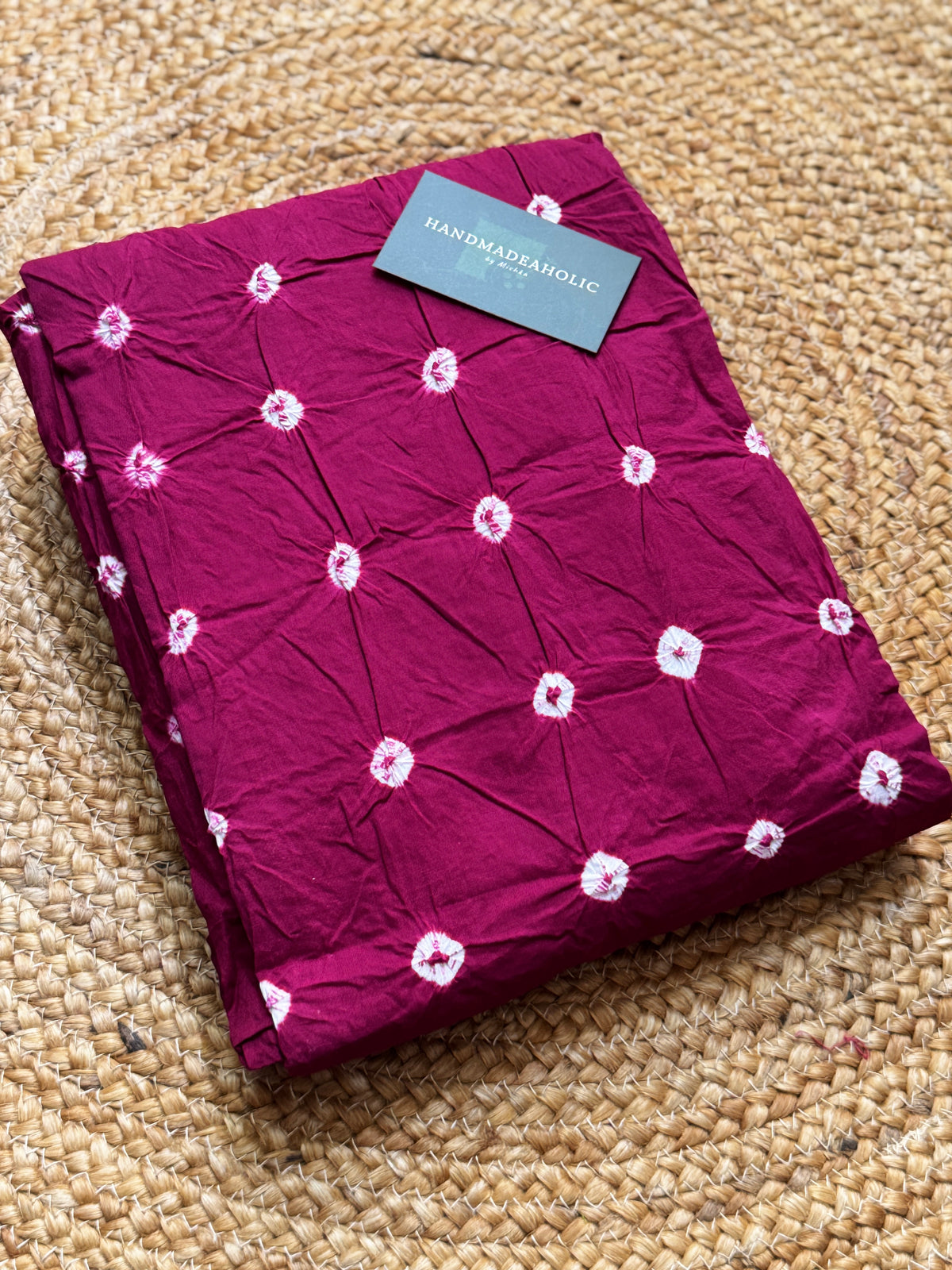 Handcrafted Cotton Bandhani Fabric