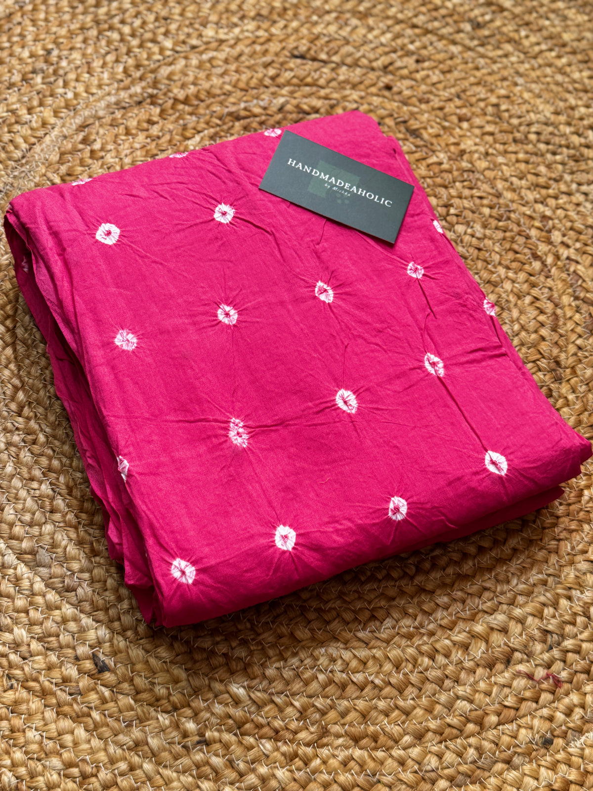 Handcrafted Cotton Bandhani Fabric