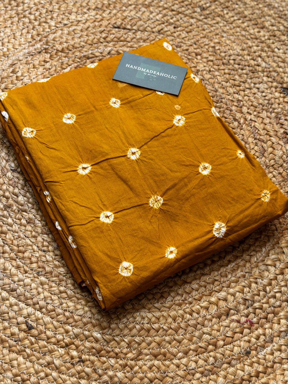 Handcrafted Cotton Bandhani Fabric