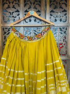 MUSTARD LAMPI SKIRT RAAS'25 HANDMADEAHOLIC BY MISHKA