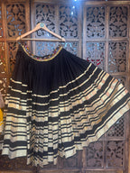 BLACK LAMPI SKIRT RAAS'25 HANDMADEAHOLIC BY MISHKA