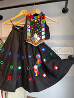 BLACK AND BLACK KIDS CHOLI - handmadeaholicmishka