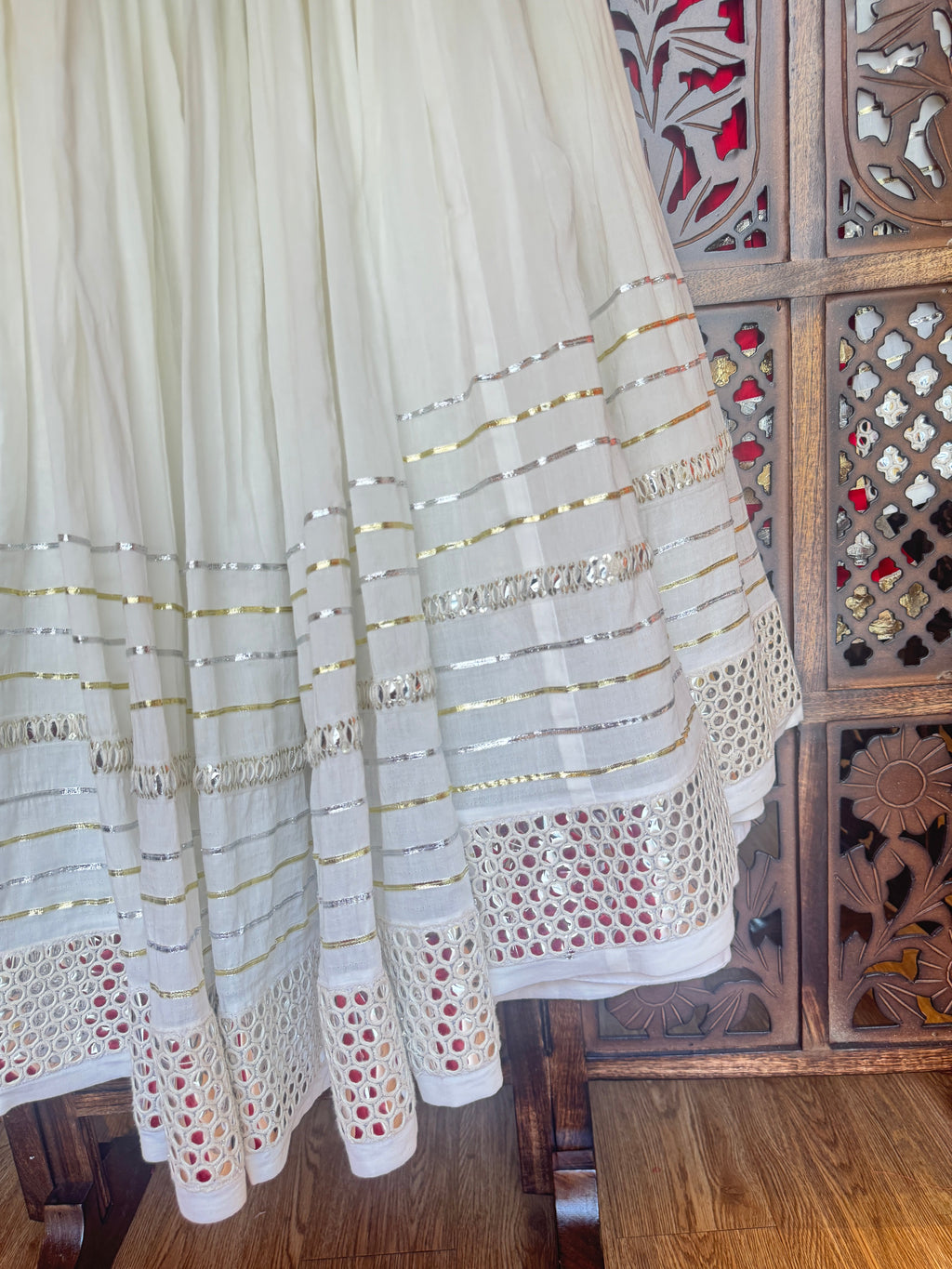 OFF WHITE KIDS SKIRT RAAS'25 HANDMADEAHOLIC BY MISHKA