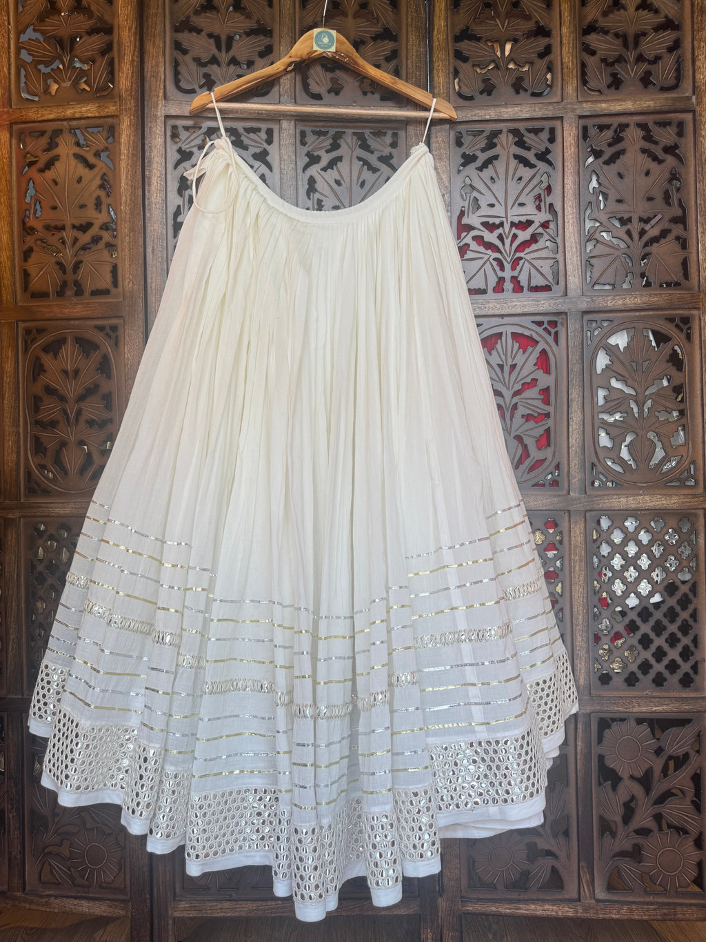 OFF WHITE KIDS SKIRT RAAS'25 HANDMADEAHOLIC BY MISHKA