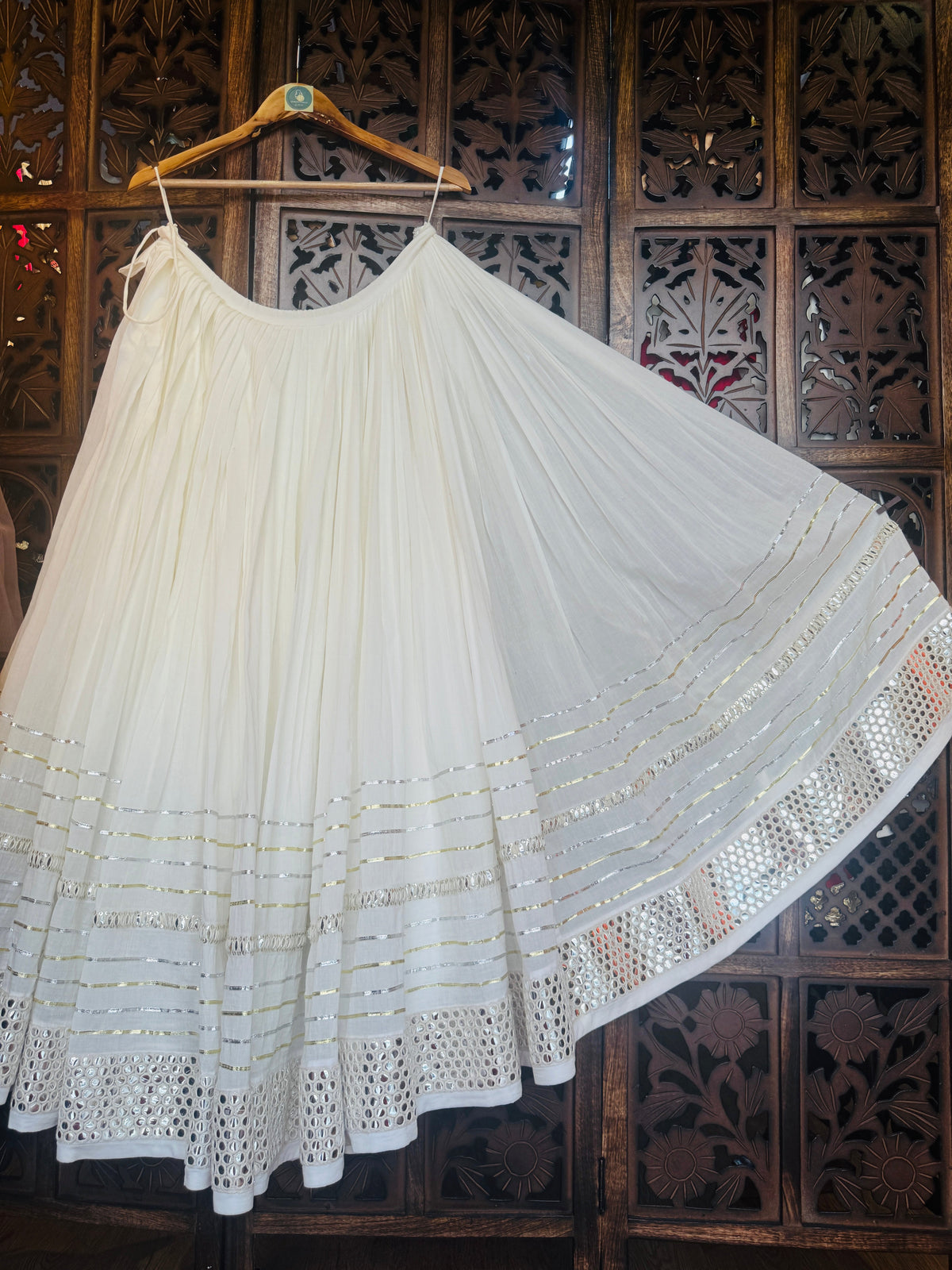 OFF WHITE KIDS SKIRT RAAS'25 HANDMADEAHOLIC BY MISHKA