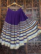 PURPLE LAMPI SKIRT RAAS'25 HANDMADEAHOLIC BY MISHKA