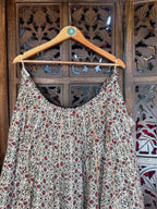OFF WHITE AJRAKH SKIRT RAAS'25 HANDMADEAHOLIC BY MISHKA