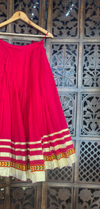 PINK KIDS SKIRT RAAS'25 HANDMADEAHOLIC BY MISHKA