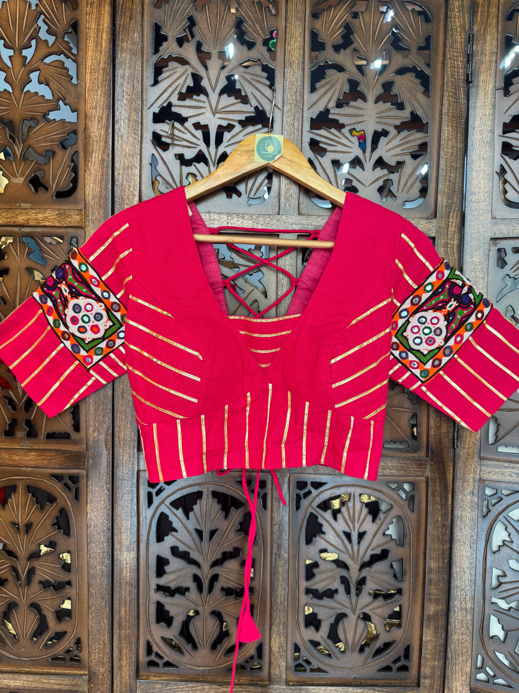PINK BANJARA BLOUSE HANDMADEAHOLIC BY MISHKA