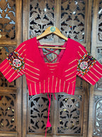 PINK BANJARA BLOUSE HANDMADEAHOLIC BY MISHKA