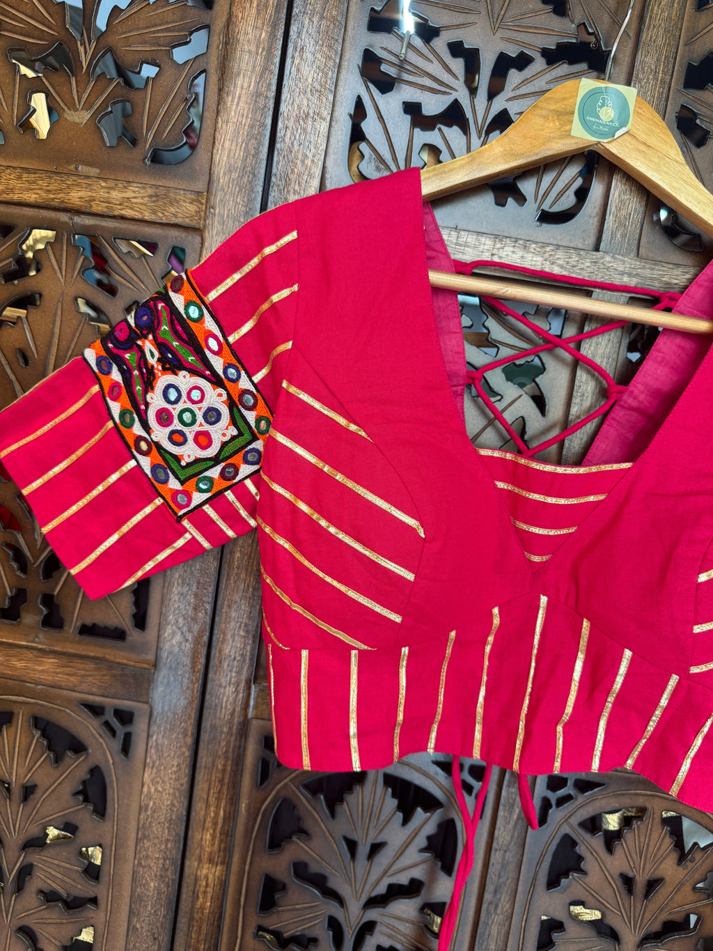 PINK BANJARA BLOUSE HANDMADEAHOLIC BY MISHKA