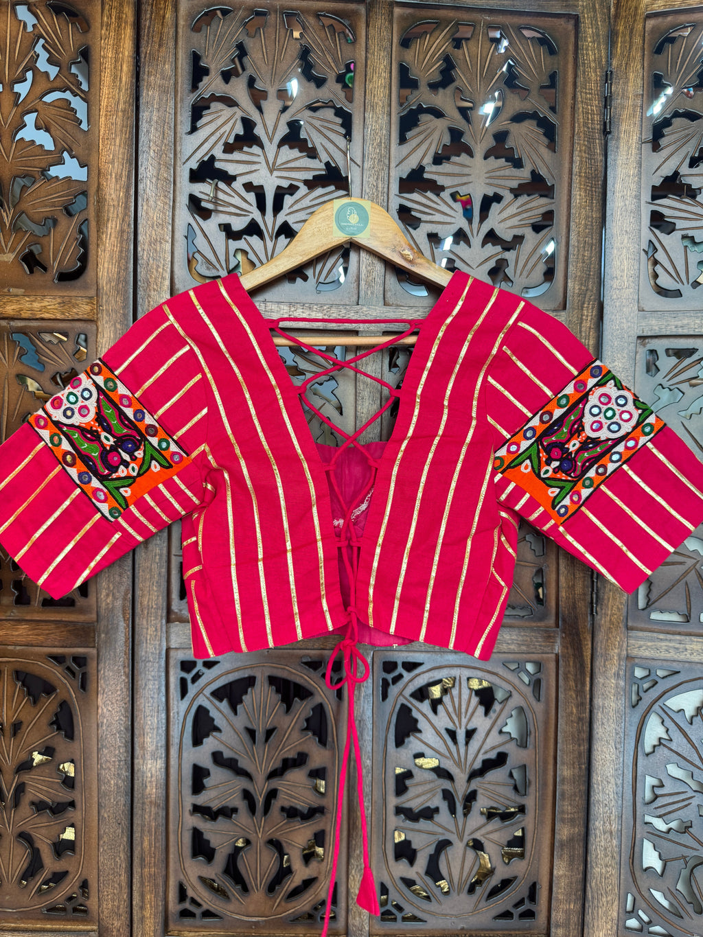 PINK BANJARA BLOUSE HANDMADEAHOLIC BY MISHKA