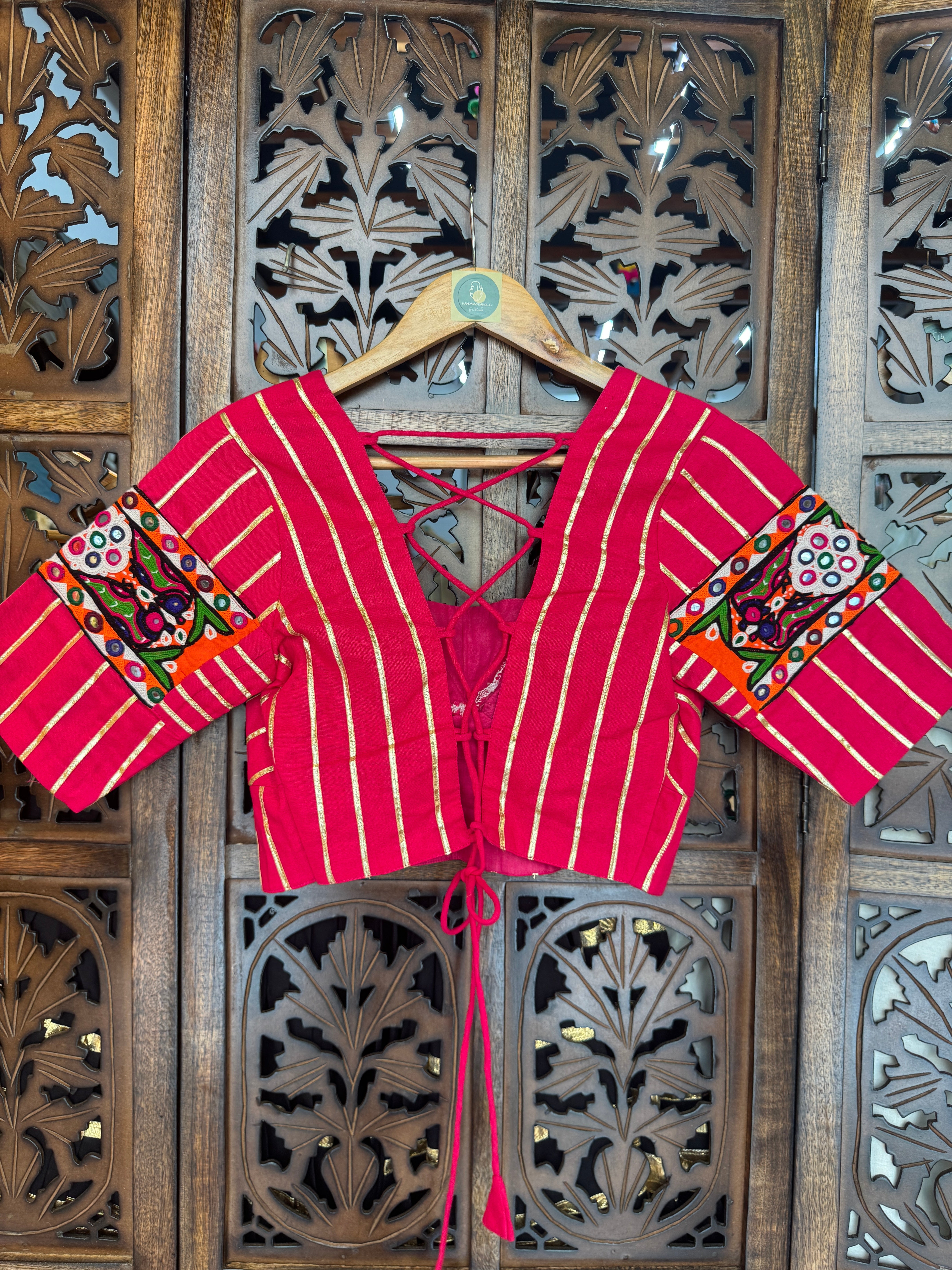 PINK BANJARA BLOUSE HANDMADEAHOLIC BY MISHKA