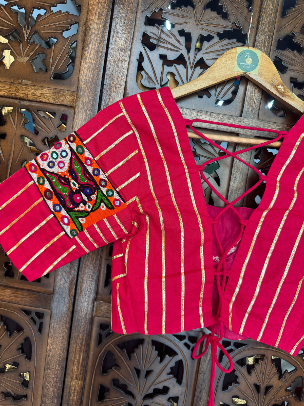 PINK BANJARA BLOUSE HANDMADEAHOLIC BY MISHKA