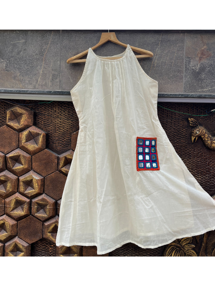 BOHO POCKET OFF WHITE KURTIES HANDMADEAHOLIC BY MISHKA