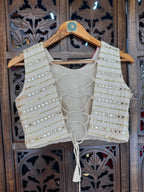 MULTI BEADS BLOUSE HANDMADEAHOLIC BY MISHKA