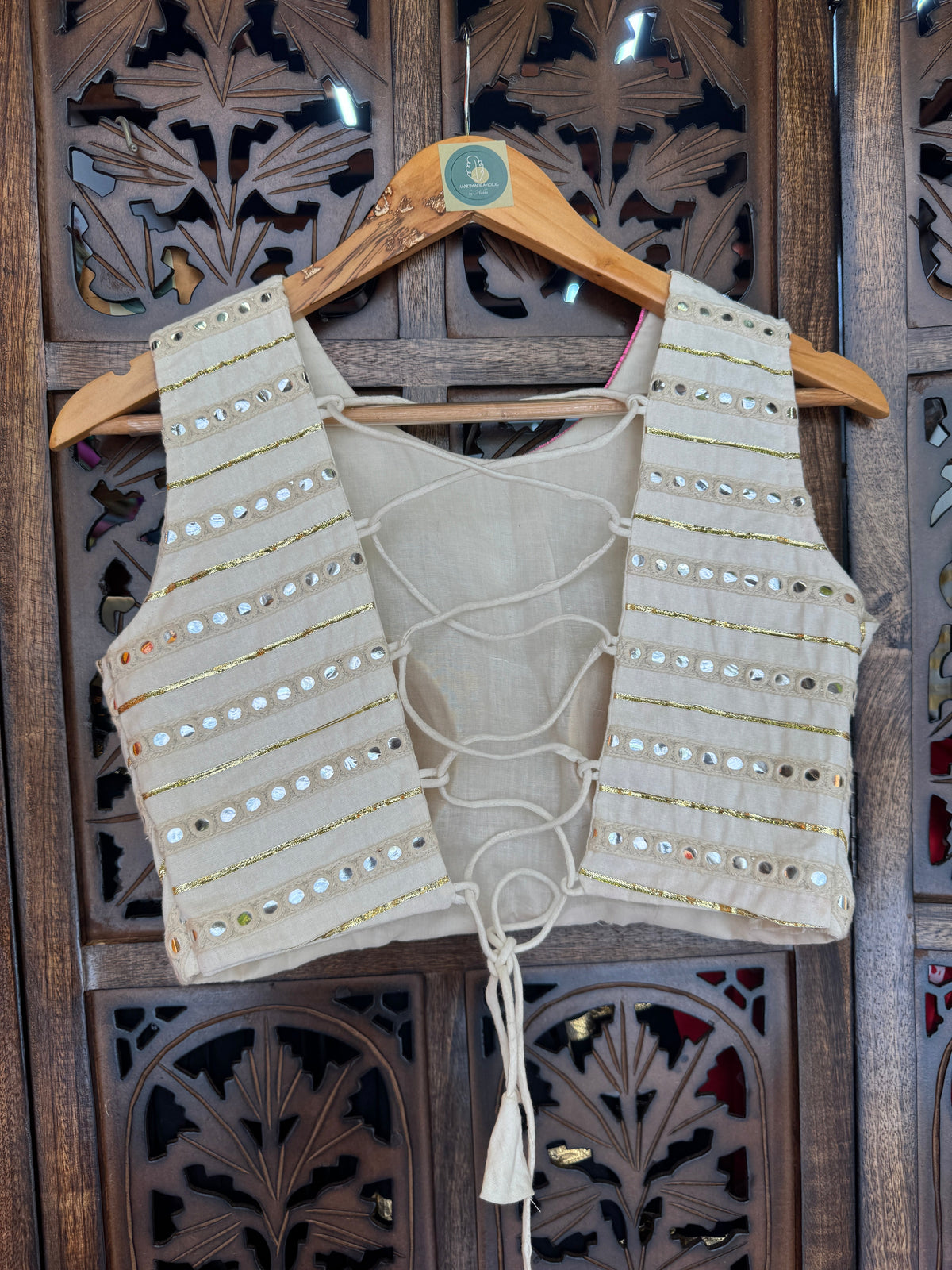 MULTI BEADS BLOUSE HANDMADEAHOLIC BY MISHKA