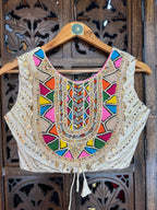 MULTI BEADS BLOUSE HANDMADEAHOLIC BY MISHKA