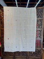 OFF WHITE MIRROR DUPATTA HANDMADEAHOLIC BY MISHKA