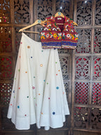 GAMTHI CHANIYA CHOLI RAAS'25 HANDMADEAHOLIC BY MISHKA