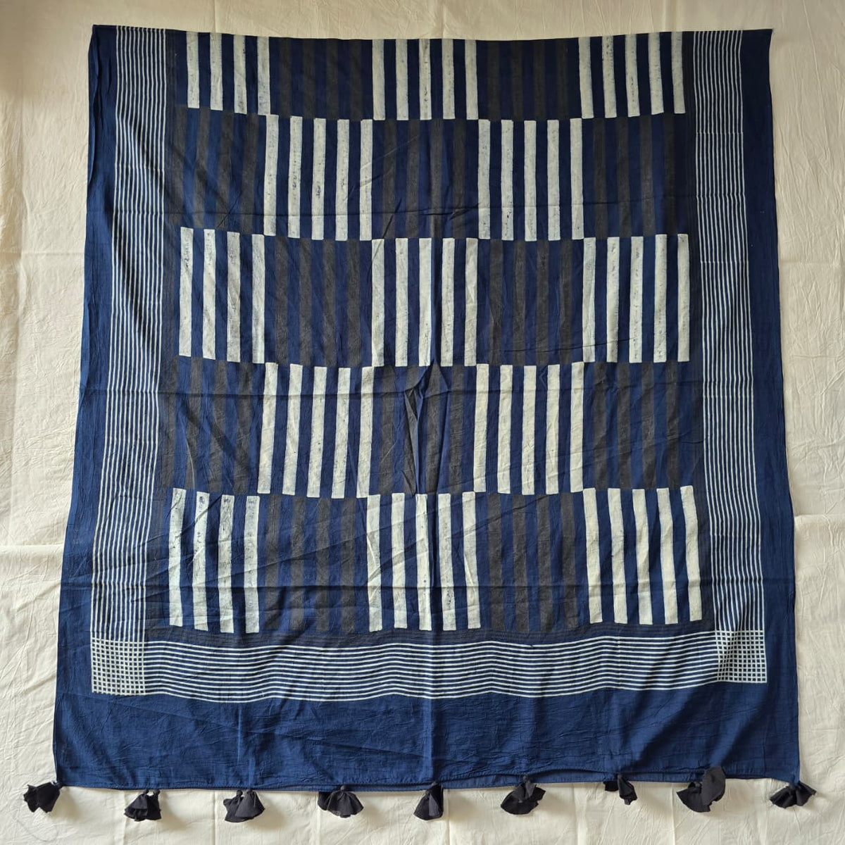 HANDBLOCK PRINTED COTTON AJRAKH DUPATTA