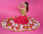 PINK CHANIYA CHOLI RAAS'25 HANDMADEAHOLIC BY MISHKA